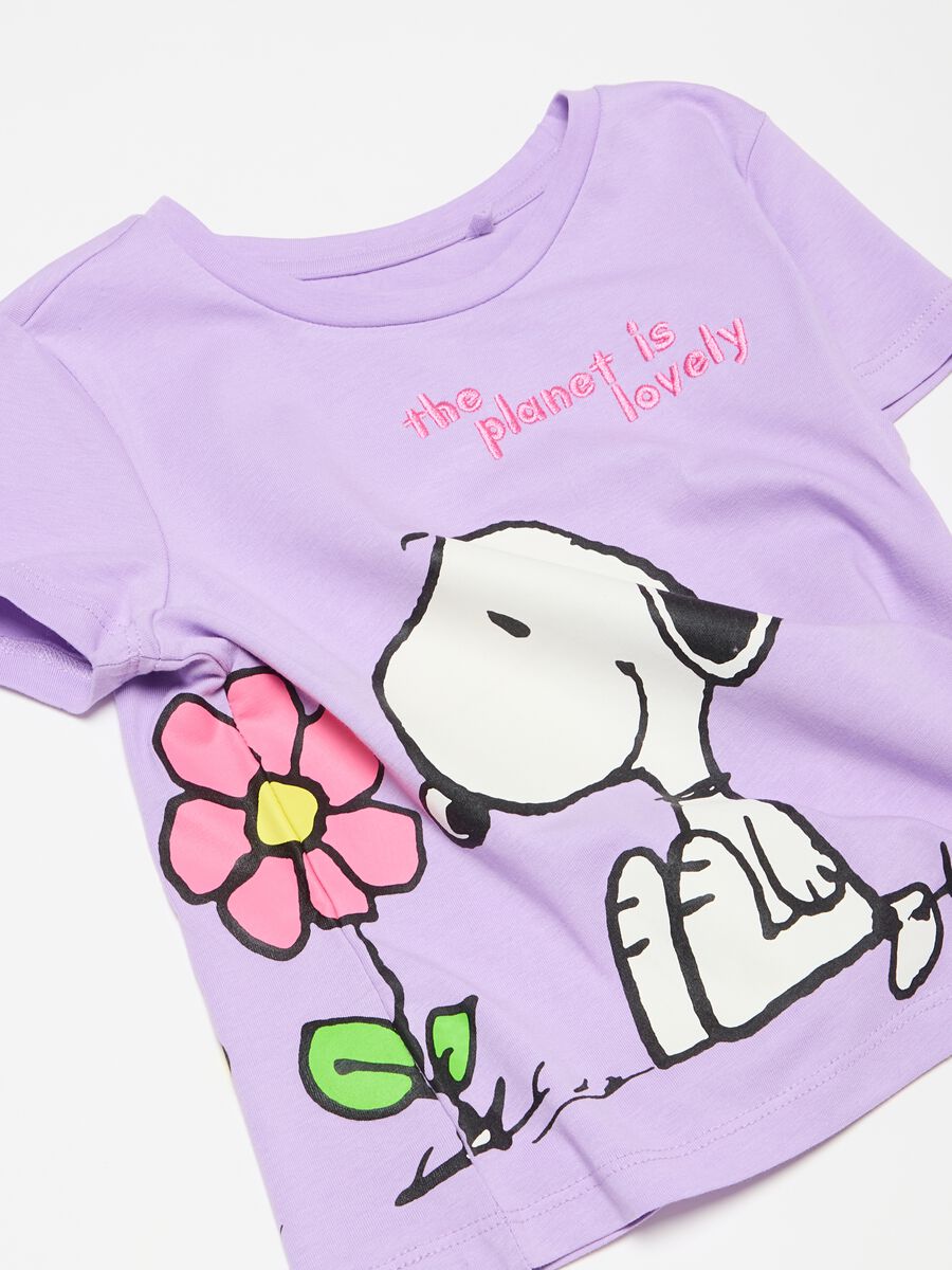 Camiseta de algodón orgánico estampado Snoopy_2