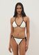 Multicolour triangle bikini top in stretch fabric_2