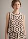 Regular-fit multicolour cotton-blend crochet top_0