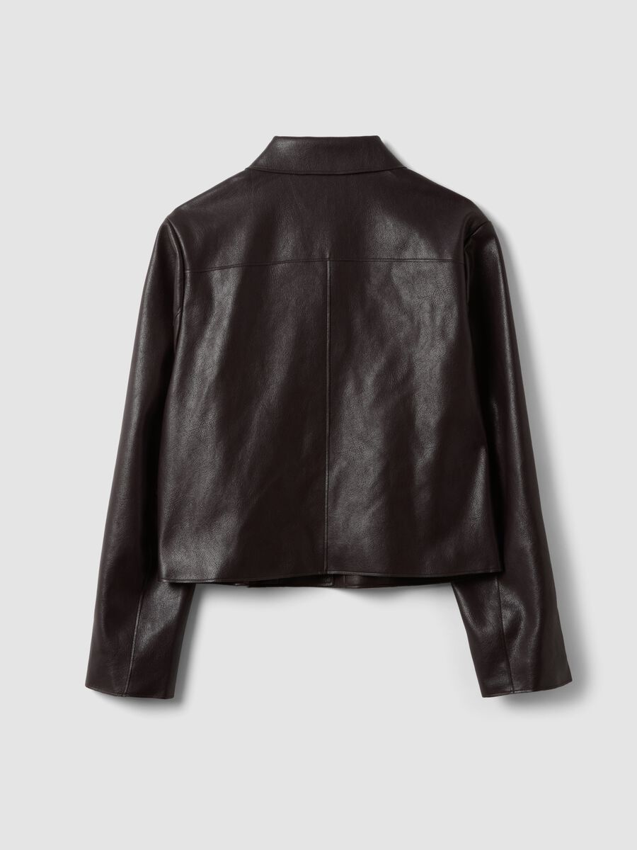 Brown regular-fit jacket with buttons_2