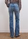 Light Blue Stretch Cotton Bootcut Jeans_2