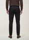 Black slim-fit stretch cotton and lyocell chino trousers_2
