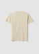 Beige pure cotton boys&rsquo; regular fit T-shirt_1