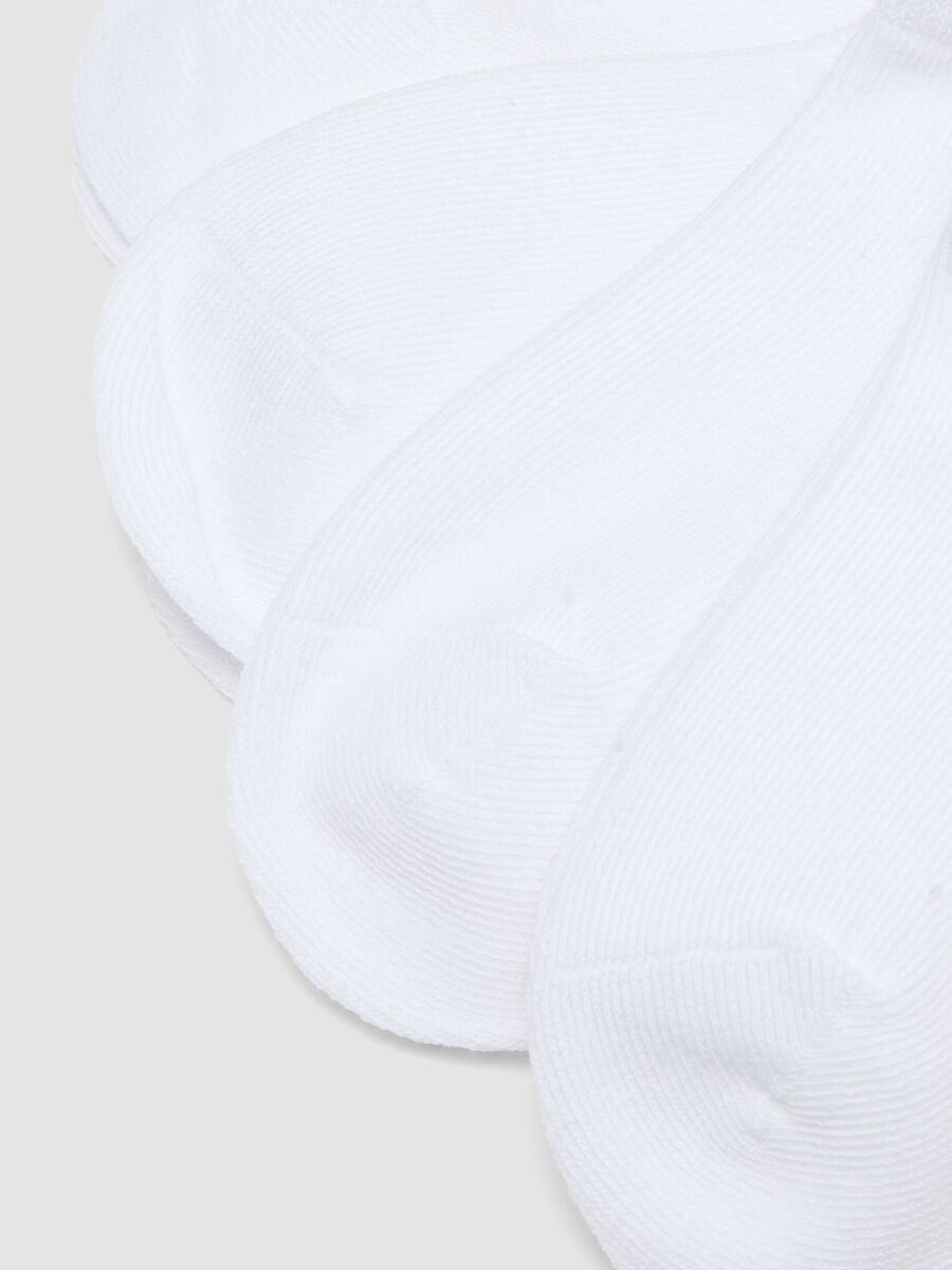 Multipack wei&szlig;e kurze Socken aus Bio-Baumwollmischung f&uuml;r M&auml;dchen_2