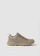 Sneakers beige basse con suola carrarmato_0