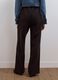 Brown viscose-blend tailored trousers with a baggy fit_3