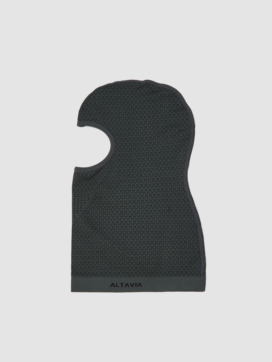 Balaclava grigio in tessuto elasticizzato ALTAVIA WITH DEBORAH COMPAGNONI_0
