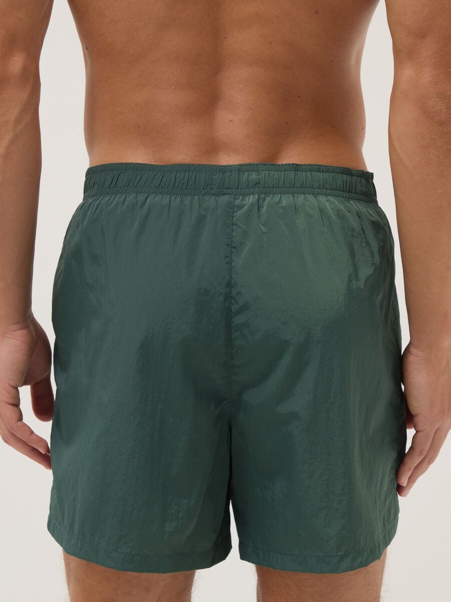 Ba&ntilde;ador tipo b&oacute;xer verde con cintura el&aacute;stica_2