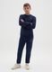 Boys' regular fit blue cotton trousers_0