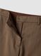 Braune formelle Hose aus Stretch-Viskose im Regular Fit_1