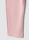 Rosa Leggings aus elastischer Bio-Baumwolle mit Strass f&uuml;r Baby-M&auml;dchen_3