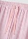 Regular fit pink striped pure cotton pyjama trousers_5