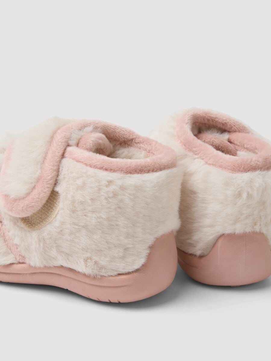 Rosa Hausschuhe mit Tiermotiv f&uuml;r Baby und Kleinkind M&auml;dchen_2