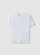 White slim fit stretch cotton T-shirt_4