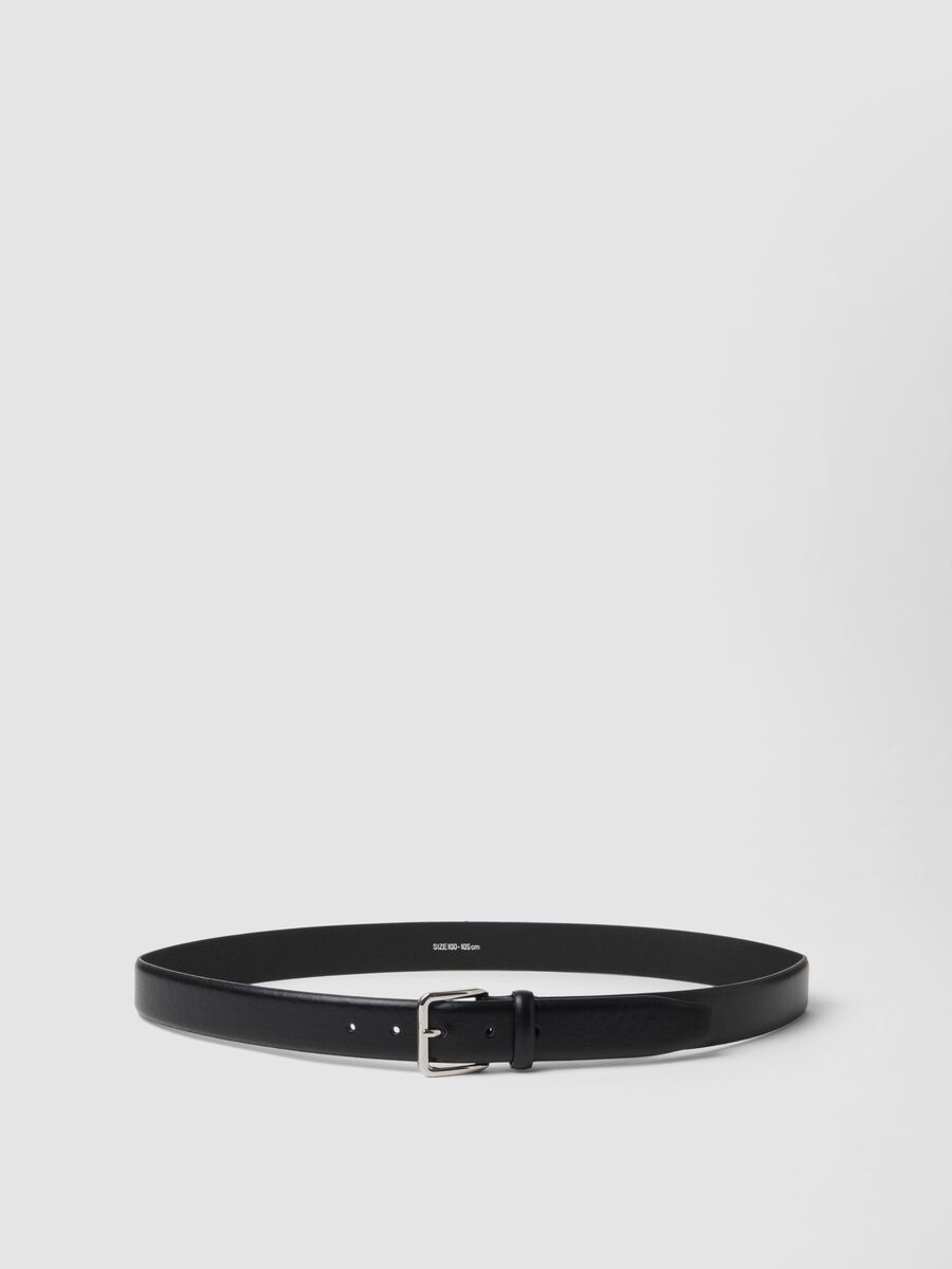 Black belt with metal buckle_0