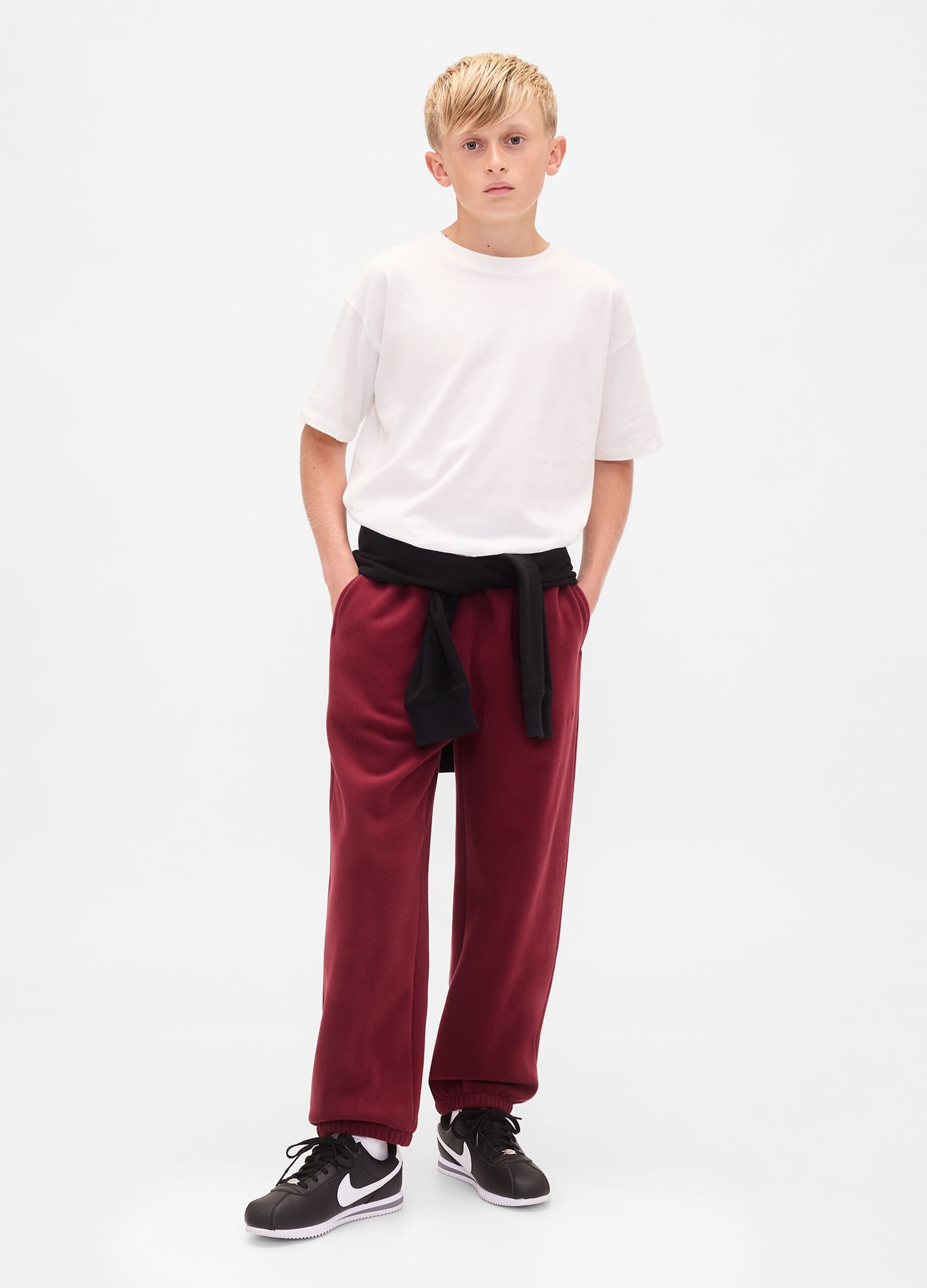 Boys' Red Jogger Pants
