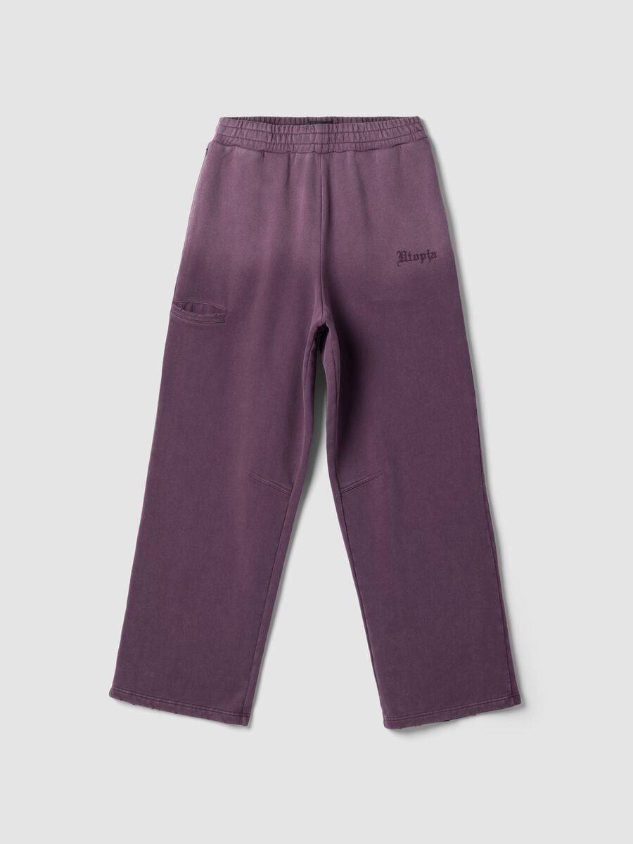 Sunfaded Burgundy Sweatpants_1