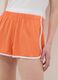 Orange pure cotton pyjama shorts, regular fit_3