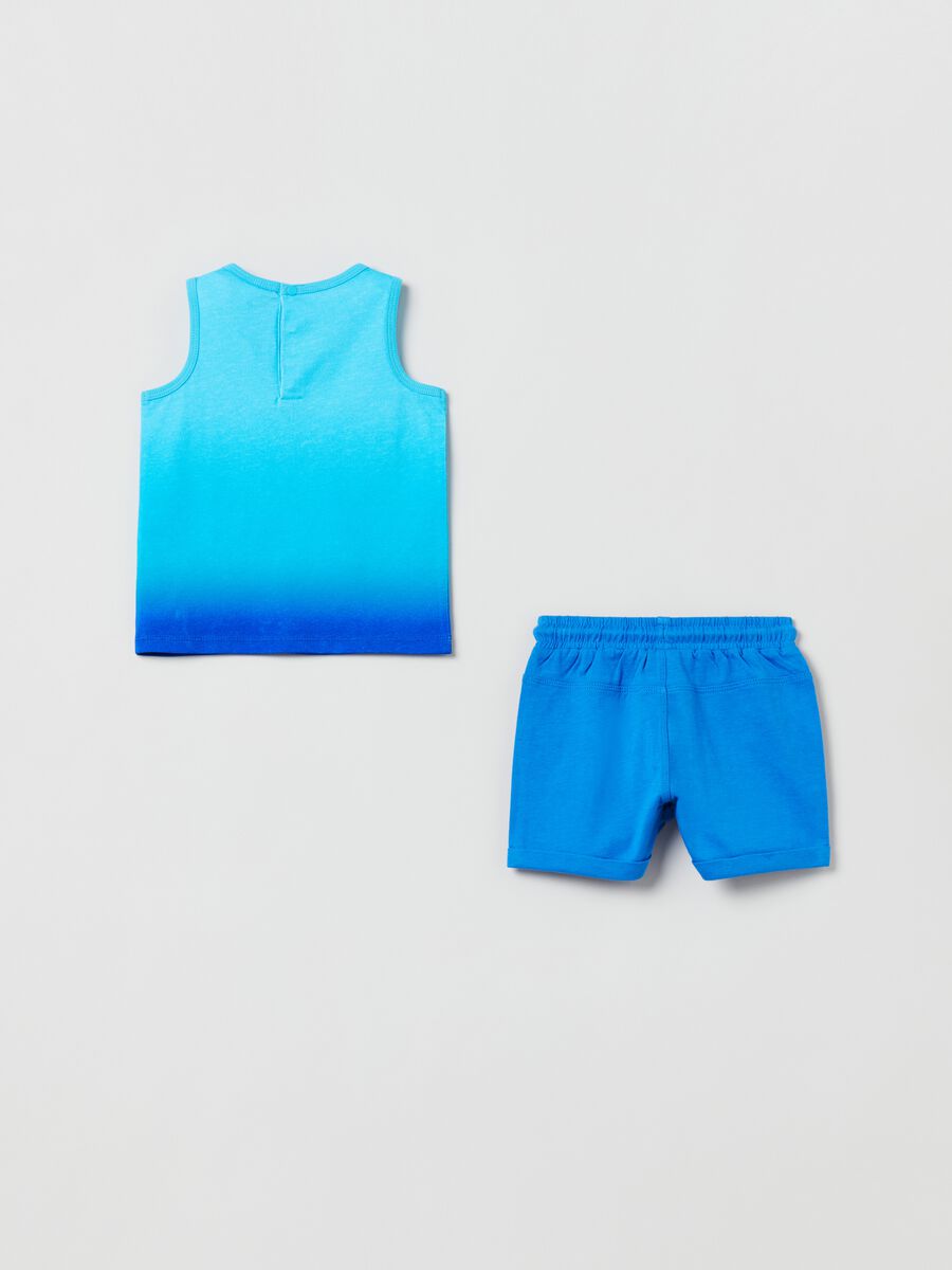 Lightweight cotton jogging set with print_1