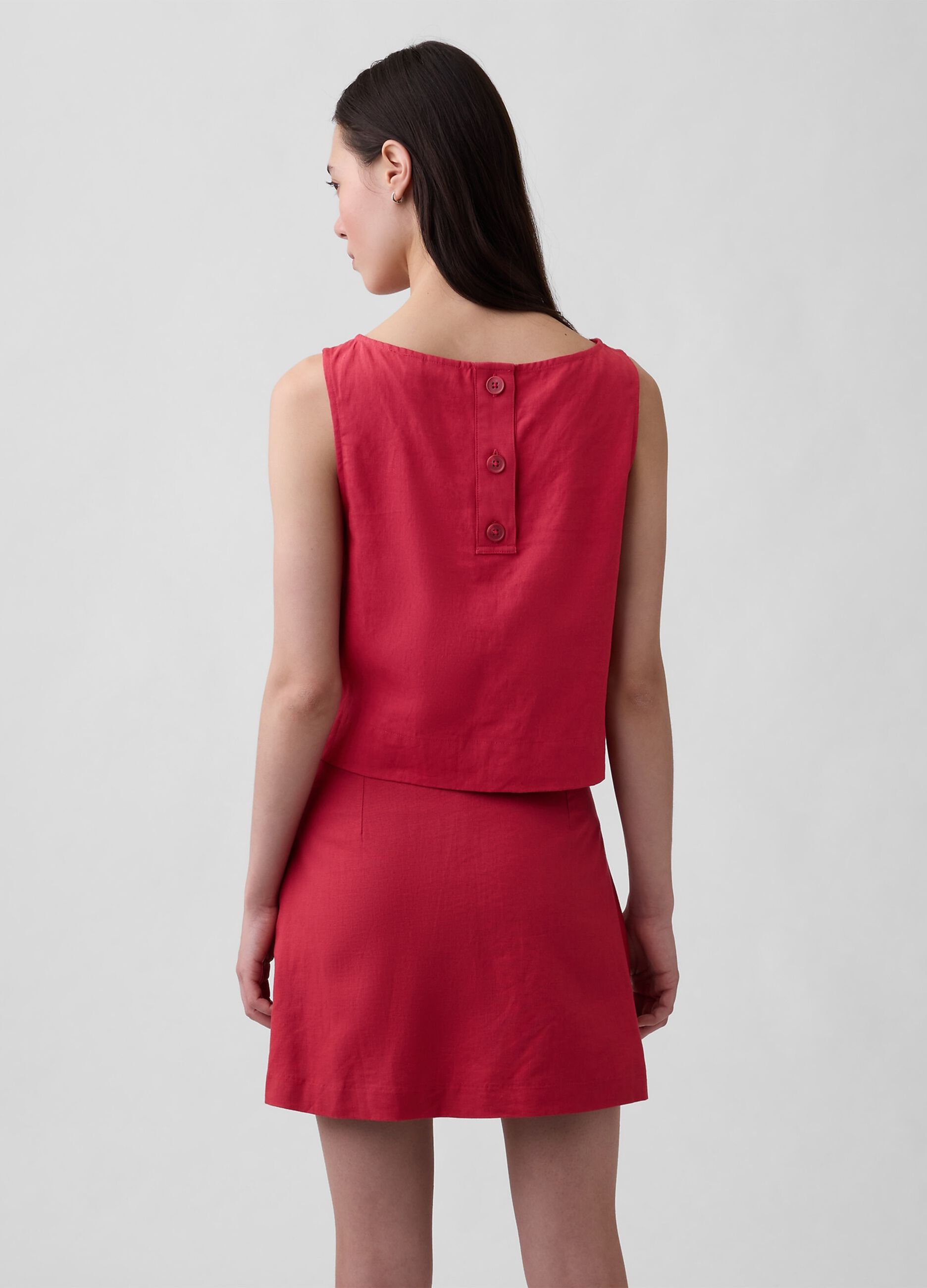 D&eacute;bardeur en m&eacute;lange de lin