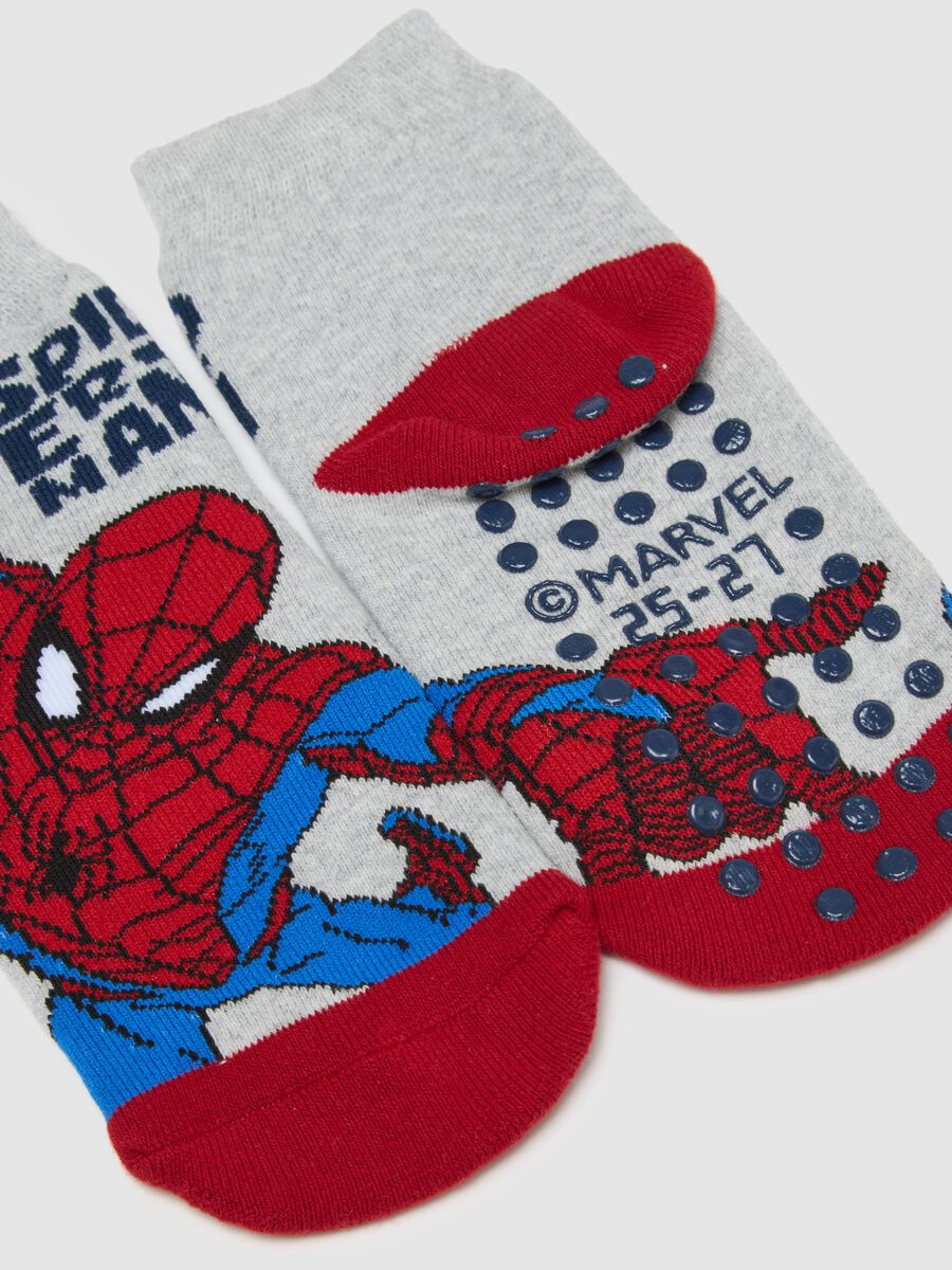 Kids' regular fit multicolour cotton-blend socks with print_2