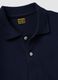 Blue pure cotton piqu&eacute; polo shirt with classic collar and regular fit_6