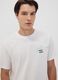 T-shirt branca em jersey 100% algod&atilde;o com estampado "Water your Flowers", corte regular_0