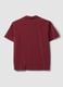 Red oversized short-sleeve viscose-blend shirt_5