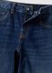 Blue pure cotton super wide-leg jeans_5