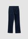 Jeans de ganga azuis cropped slim fit em algod&atilde;o e viscose el&aacute;sticos_6