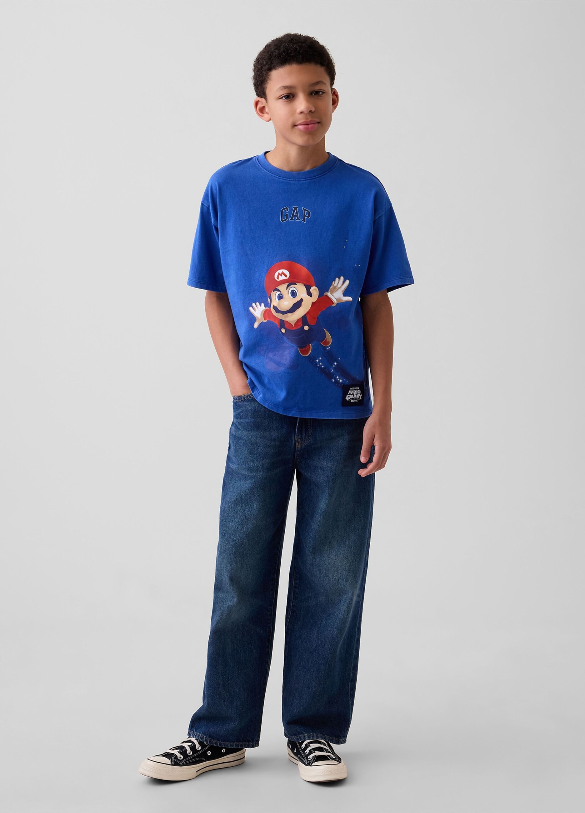 T-shirt Super Mario Nintendo en pur coton &agrave; manches courtes