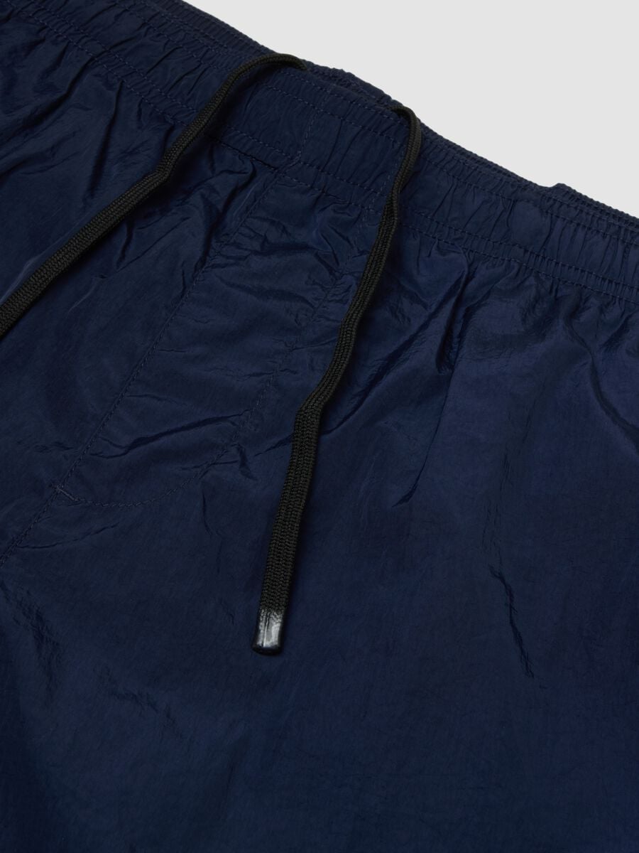 Ba&ntilde;ador tipo b&oacute;xer azul con cintura el&aacute;stica_5