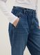 Blue Pure Cotton Baggy Trousers_3