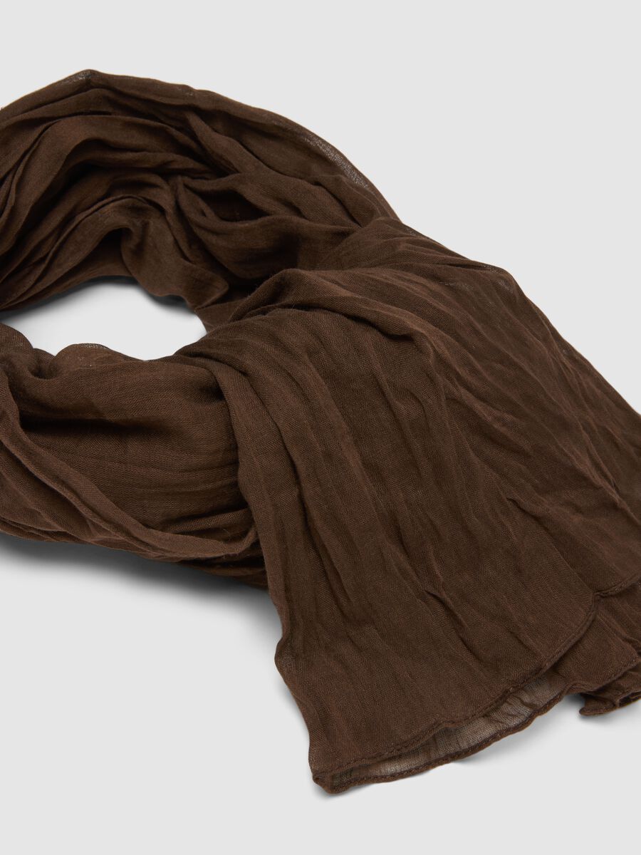 Pure Cotton Brown Scarf_1