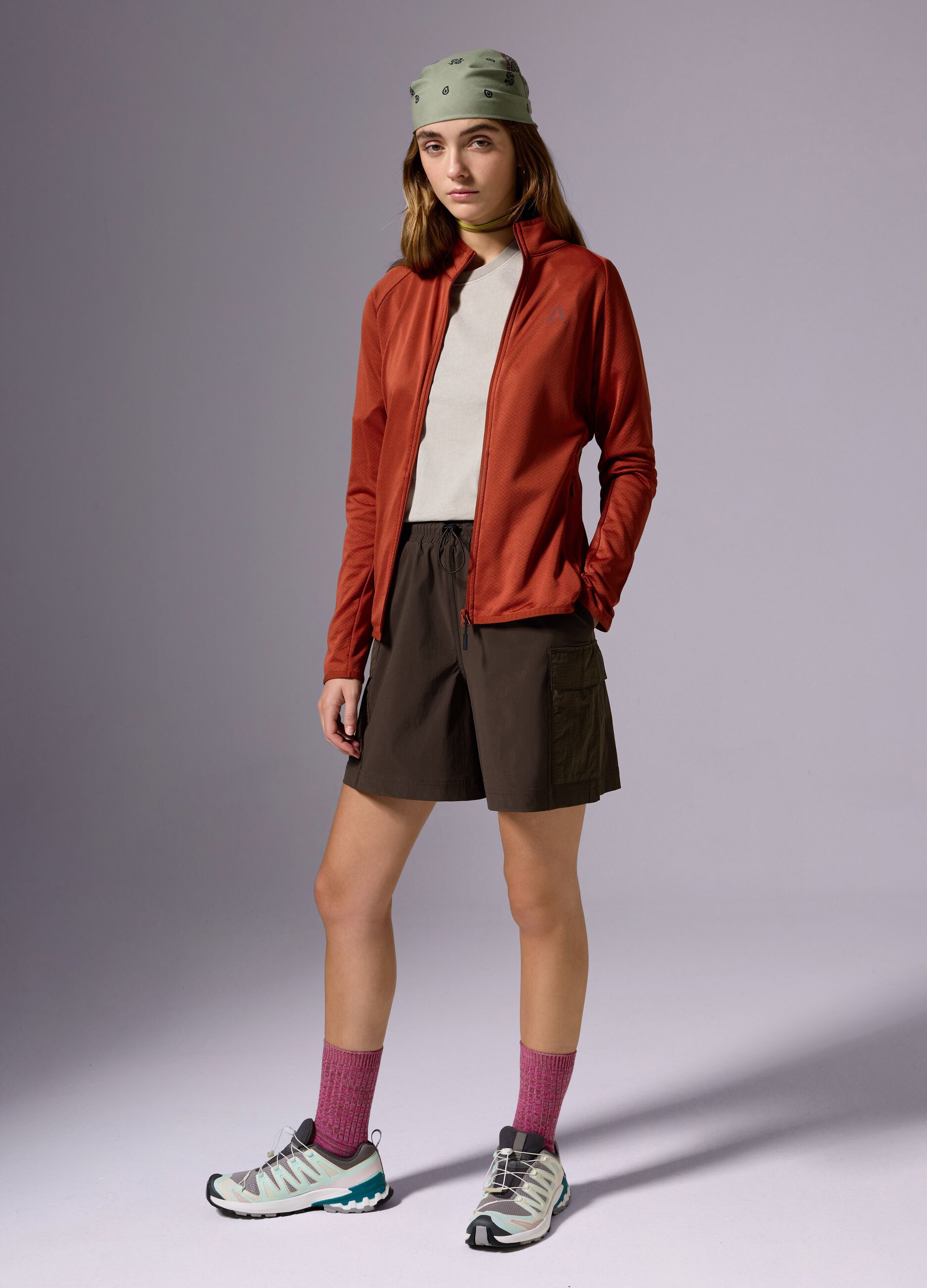 Altavia Sport-Sweatshirt mit durchgehendem Rei&szlig;verschluss