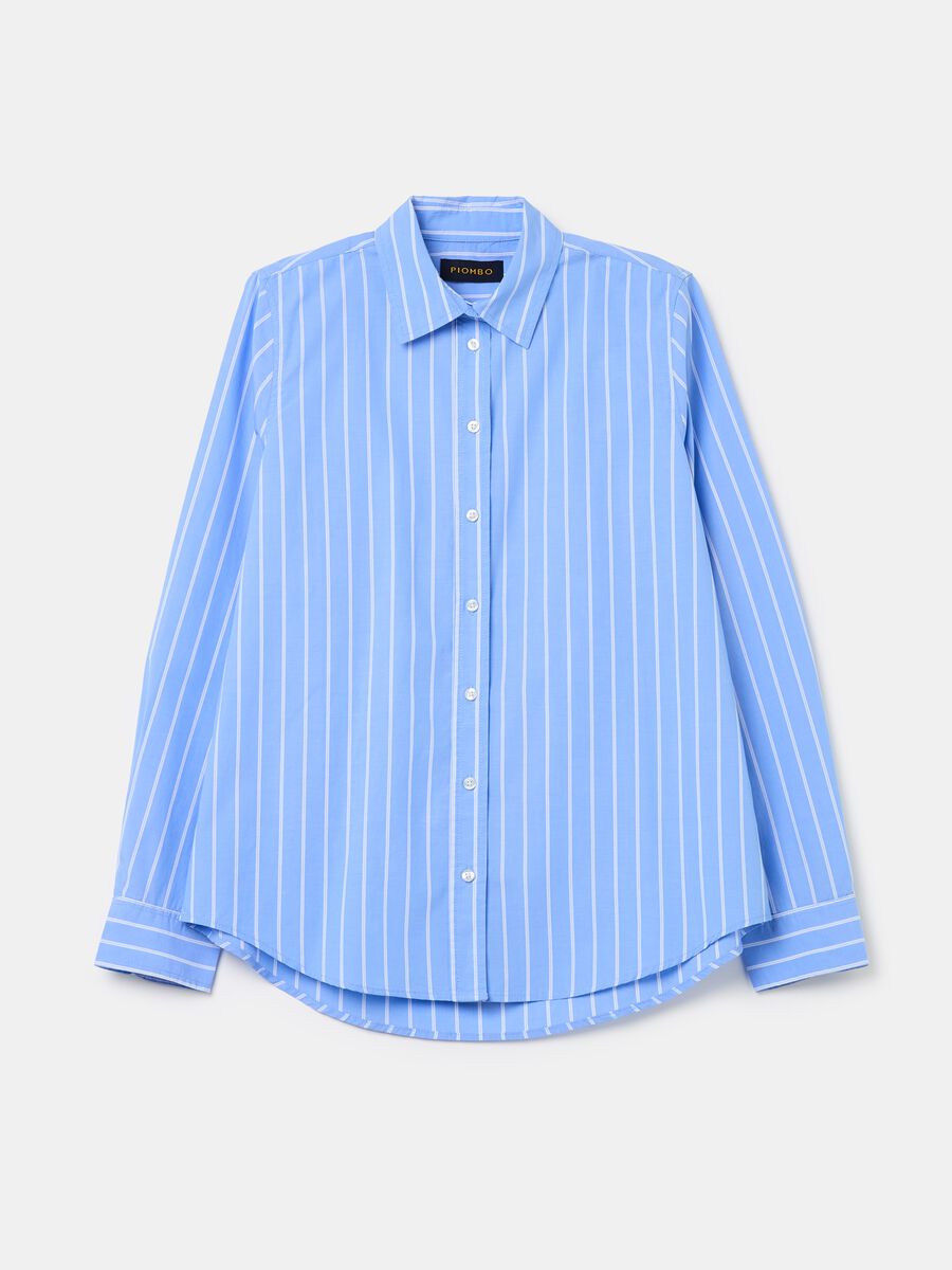Cotton poplin shirt_0