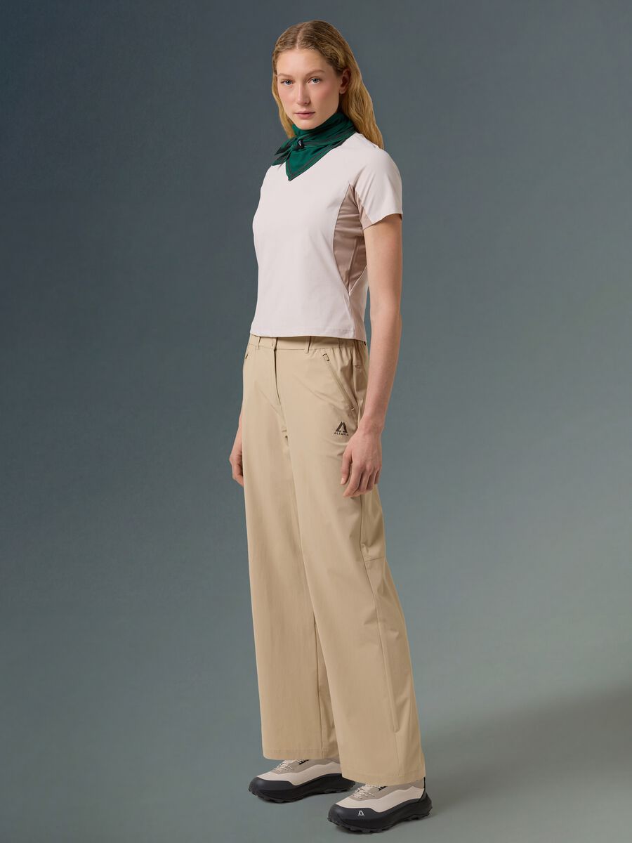 Technical T-shirt with mesh inserts ALTAVIA WITH DEBORAH COMPAGNONI_0