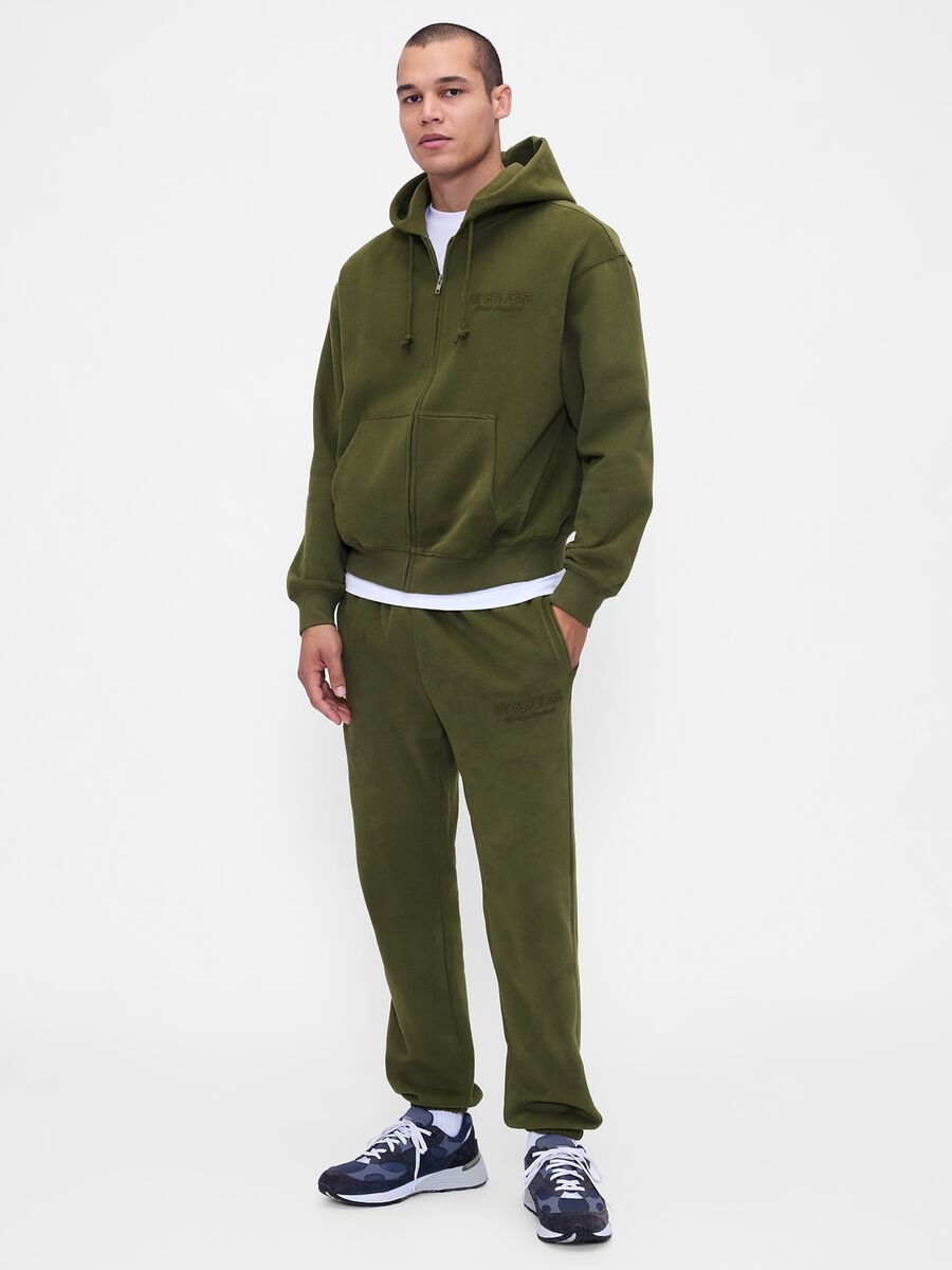 Gr&uuml;ne Baumwoll-Mischgewebe Hose_0