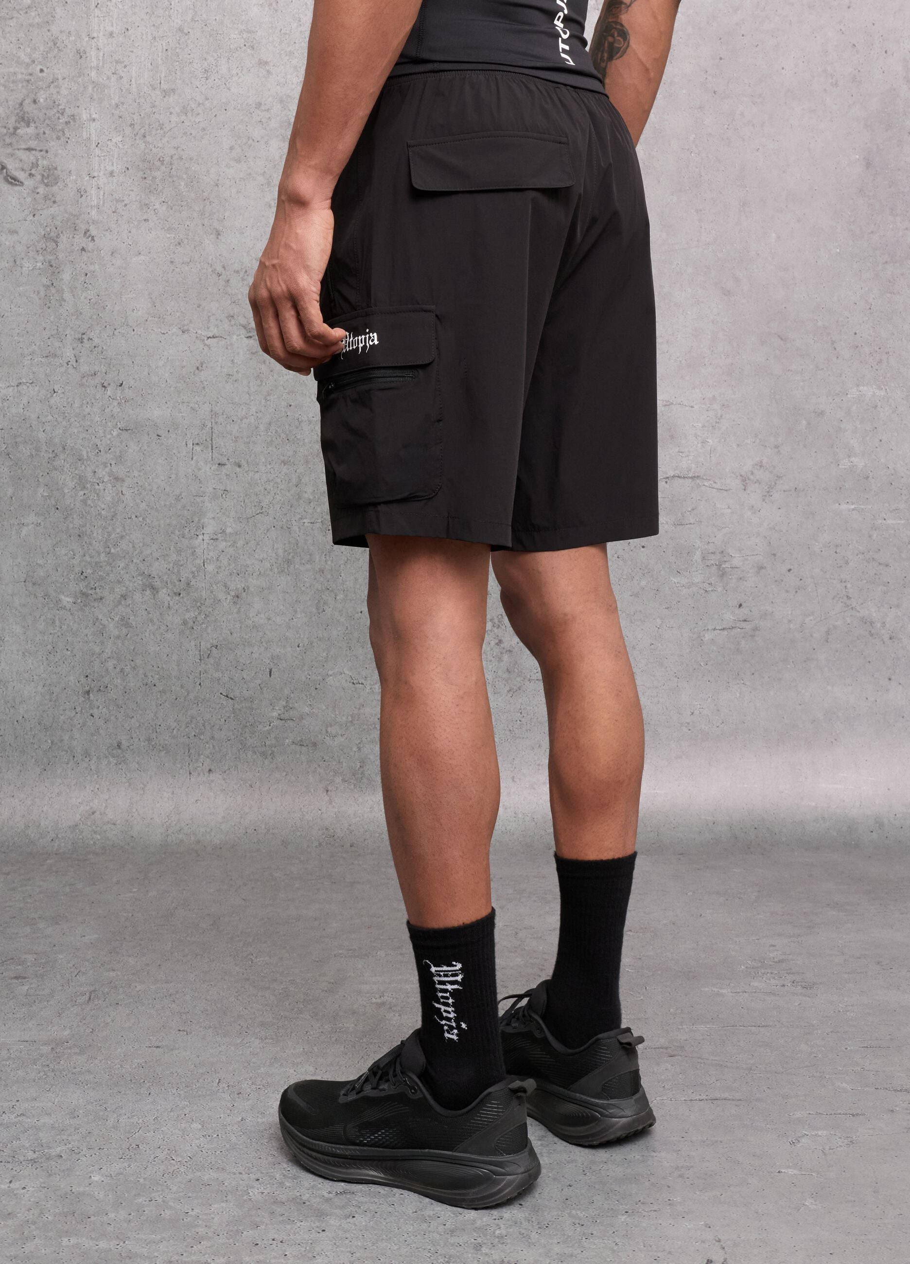 Kombat Active Cargo-Shorts Schwarz