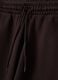 Braune Jogger aus reiner Baumwolle mit elastischem Bund, Oversize-Fit_5