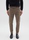 Cal&ccedil;as marrons skinny fit de algod&atilde;o el&aacute;stico_1