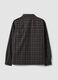 Multicolour pure cotton check shirt, oversized fit_6