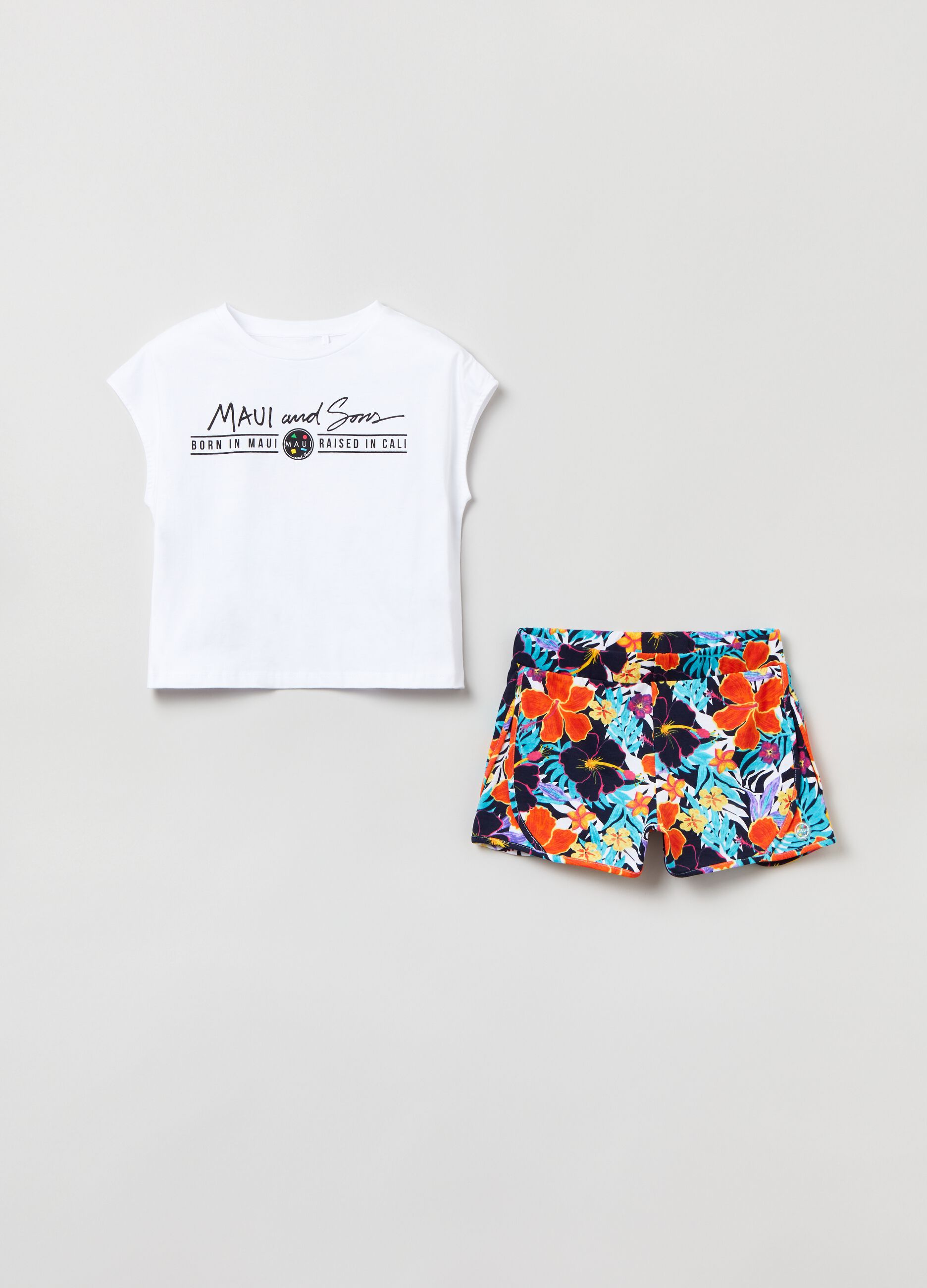 Conjunto camiseta de tirantes y shorts Maui and Sons