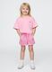 Girls' pink denim shorts by GAP Kids_0