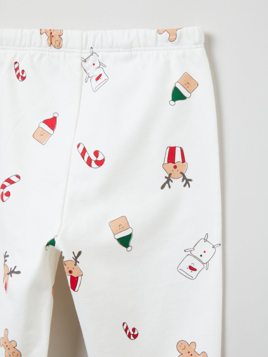 Cotton pyjamas with Christmas print_2
