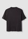 Schwarzes T-Shirt aus reiner Baumwolle mit Mario-Kart-Print_2