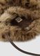 Borsa marrone a spalla con fantasia animalier_2