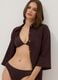 Brown pure linen beach cover-up_3