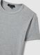 Grey slim fit stretch cotton T-shirt_1