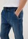 Boys' regular fit blue denim jeans with elastic waist_2